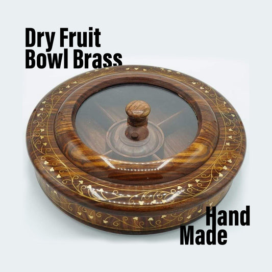 Brass Dry Fruit Bowl / handmade